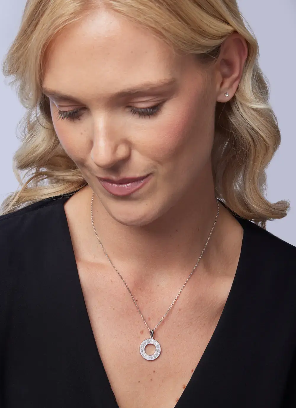 Sterling Silver History of Ireland Pendant